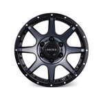 ROH WHEELS TROPHY MATTE BLACK/GRAPHITE TINT 4x4|17X8 6/114.3, Offset +30, Centre bore 66.1, Load Rating 1050 kg