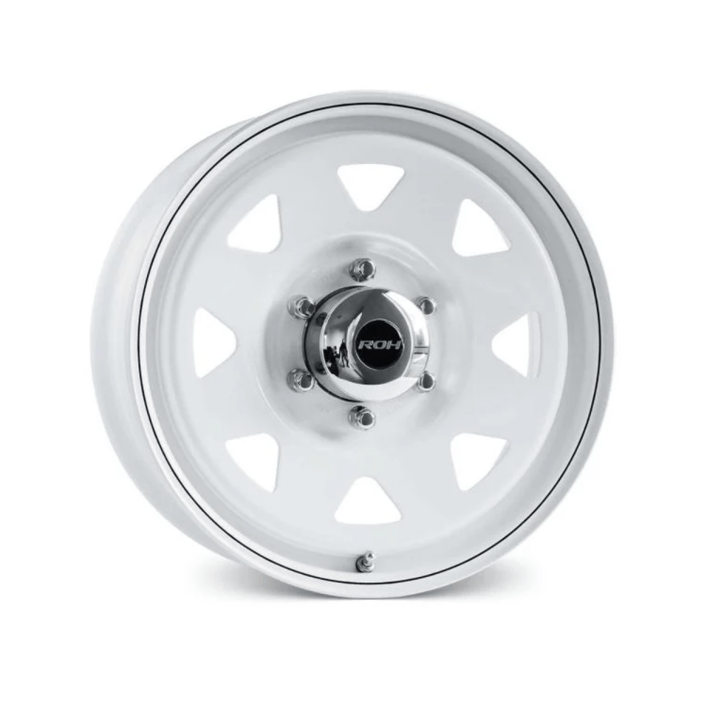 ROH WHEELS TRAK 2 White 4x4|16X8 6/139.7, Offset +20, Centre bore 110, Load Rating 1075 kg