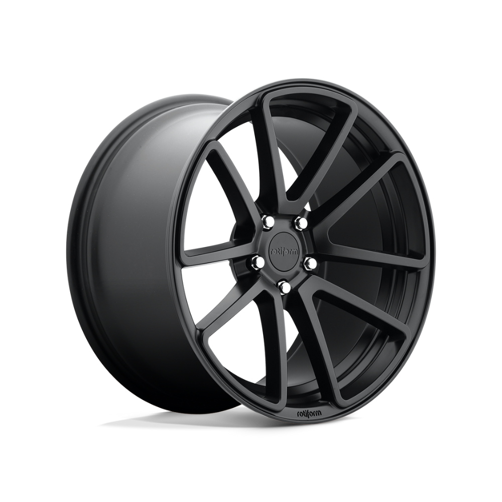 ROTIFORM 1PC R122 SPF MATTE BLACK Passenger|19X8.5 5/114.3, Offset +38, Centre bore 72.56, Load Rating 726 kg