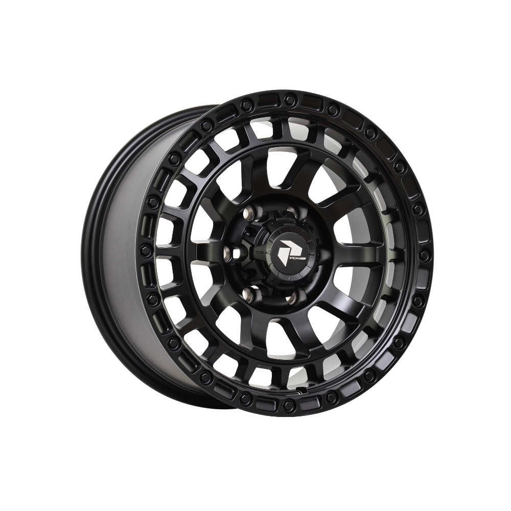 PDW WHEELS STRYKER TOUGH BLACK 4x4|18X9 6/139.7, Offset +35, Centre bore 106.1, Load Rating 1250 kg