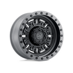 BLACK RHINO ABRAMS TEXTURED MATTE GUNMETAL 4x4|17X8.5 6/139, Offset +0, Centre bore 112, Load Rating 1022 kg