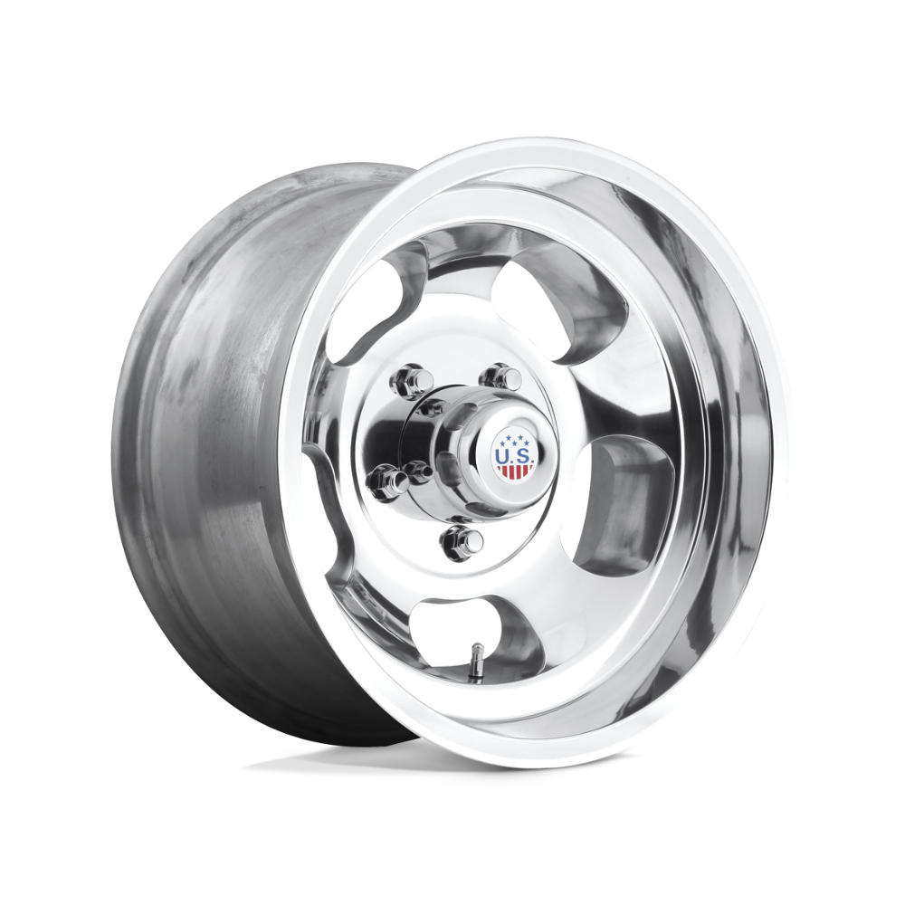 US MAG 1PC U101 INDY HIGH LUSTER POLISHED Passenger/SUV|15X9 5/120.65, Offset +1, Centre bore 72.56, Load Rating 726 kg