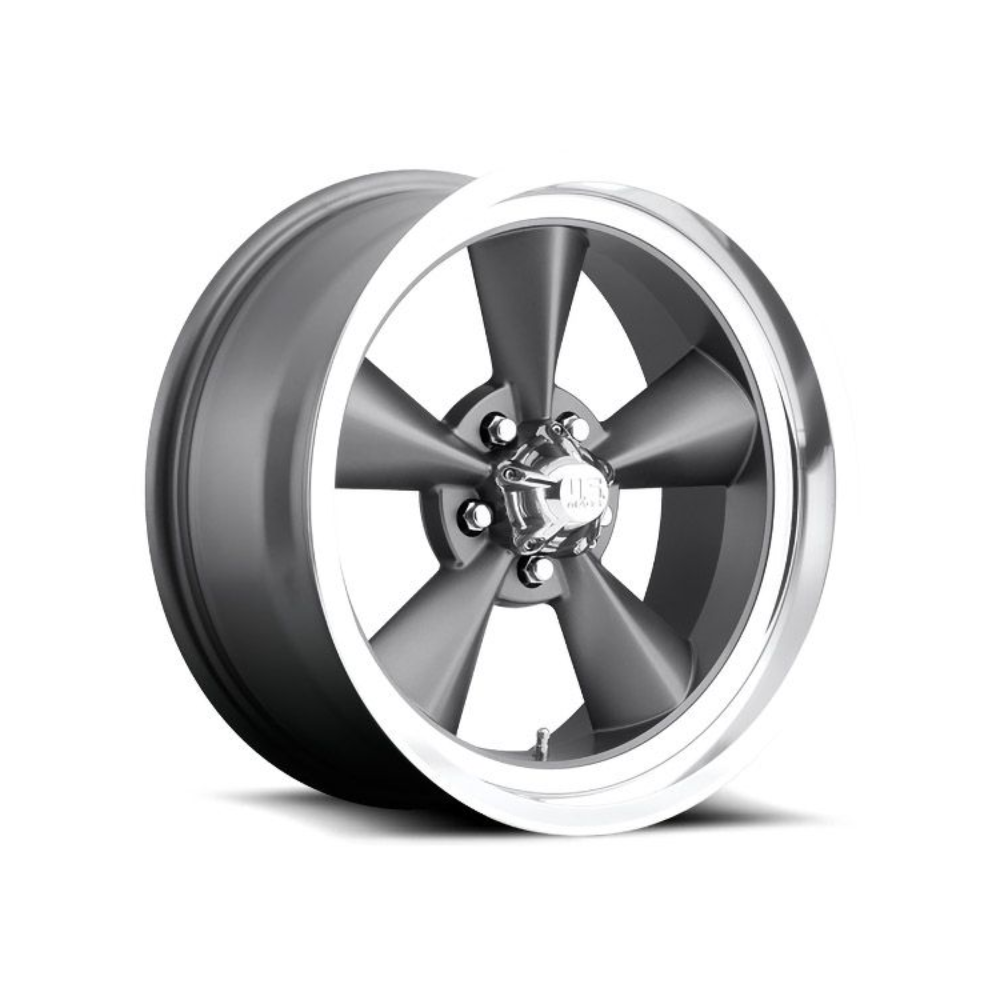 US MAG 1PC U102 STANDARD MATTE GUN METAL Passenger|15X7 5/114.3, Offset -5, Centre bore 72.56, Load Rating 726 kg