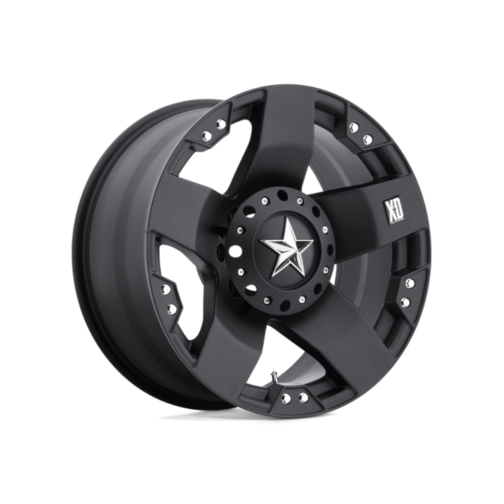 XD SERIES BY KMC WHEELS XD775 ROCKSTAR Matte Black 4x4|20X8.5 12/135-139.7, Offset +10, Centre bore 106.2, Load Rating 1134 kg