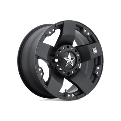 XD SERIES BY KMC WHEELS XD775 ROCKSTAR Matte Black 4x4|17X8 10/114.3-120.65, Offset +10, Centre bore 72.6, Load Rating 1134 kg