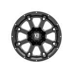 XD SERIES BY KMC WHEELS XD825 BUCK 25 Gloss Black Milled 4x4|20X9 8/180, Offset +18, Centre bore 124.2, Load Rating 1651 kg