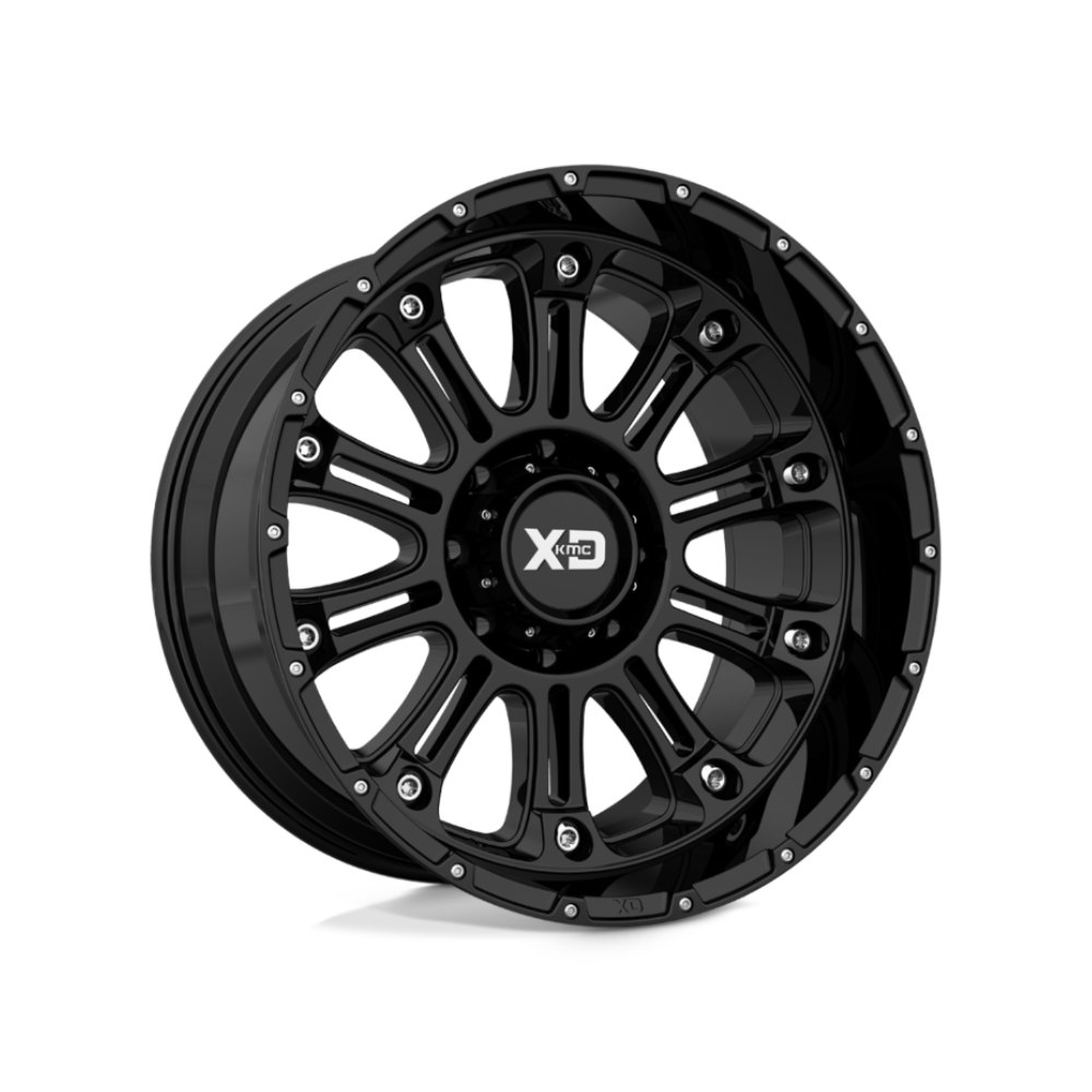 XD SERIES BY KMC WHEELS XD829 HOSS II Gloss Black 4x4|20X9 6/135, Offset +0, Centre bore 87.1, Load Rating 1134 kg