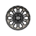 XD SERIES BY KMC WHEELS XD829 HOSS II Satin Black Machined Dark Tint 4x4|17X9 5/127, Offset +18, Centre bore 72.6, Load Rating 1134 kg