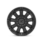 XD SERIES BY KMC WHEELS XD852 GAUNTLET SATIN BLACK 4x4|17X9 12/139.7-135, Offset +0, Centre bore 106.1, Load Rating 1136 kg