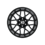 XD SERIES BY KMC WHEELS XD849 GRENADE 2 Gloss Black Milled 4x4|20X9 8/170, Offset +18, Centre bore 125.5, Load Rating 1651 kg