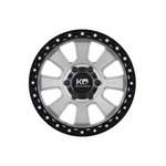 KING OFFROAD ARMOR GLOSS SILVER/BRUSHED FACE/SATIN BLACK LIP 4x4|17X9 6/139.7, Offset +40, Centre bore 108.2, Load Rating 1600 kg