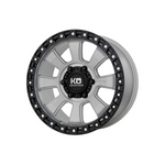 KING OFFROAD ARMOR GLOSS SILVER/BRUSHED FACE/SATIN BLACK LIP 4x4|17X9 6/139.7, Offset +40, Centre bore 108.2, Load Rating 1600 kg