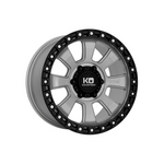 KING OFFROAD ARMOR GLOSS SILVER/BRUSHED FACE/SATIN BLACK LIP 4x4|18X9 6/139.7, Offset +20, Centre bore 108.2, Load Rating 1600 kg