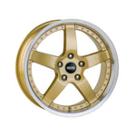 CSA WHEELS BERETTA Gold Machined Lip Passenger/SUV|20X8.5 5/120, Offset +43, Centre bore 73.1, Load Rating 850 kg