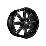 KING OFFROAD BLADE GLOSS BLACK MILLED 4x4|17X9 6/139.7, Offset +20, Centre bore 108.1, Load Rating 1200 kg