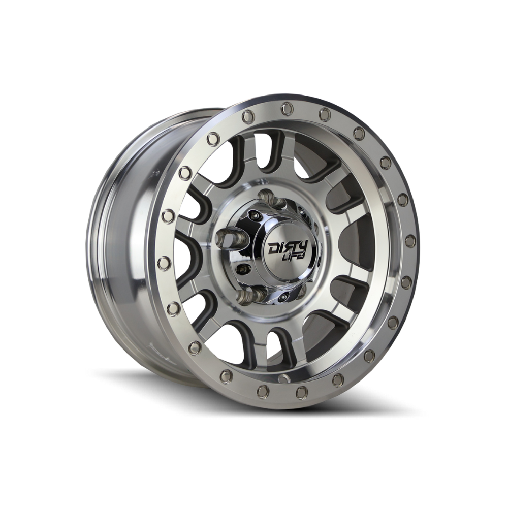 DIRTY LIFE CANYON PRO Machined|17X9 6/139.7, Offset +10, Centre bore 106.2, Load Rating 1134 kg