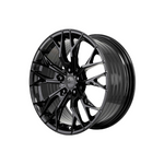 KING WHEELS CARBON Gloss Black Passenger|18X8 5/112, Offset +40, Centre bore 73.1, Load Rating 700 kg