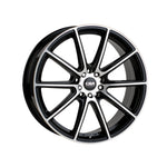 CSA WHEELS CHICANE Gloss Black Machined Face Passenger|19X8 10/112-120, Offset +42, Centre bore 73.1, Load Rating 850 kg
