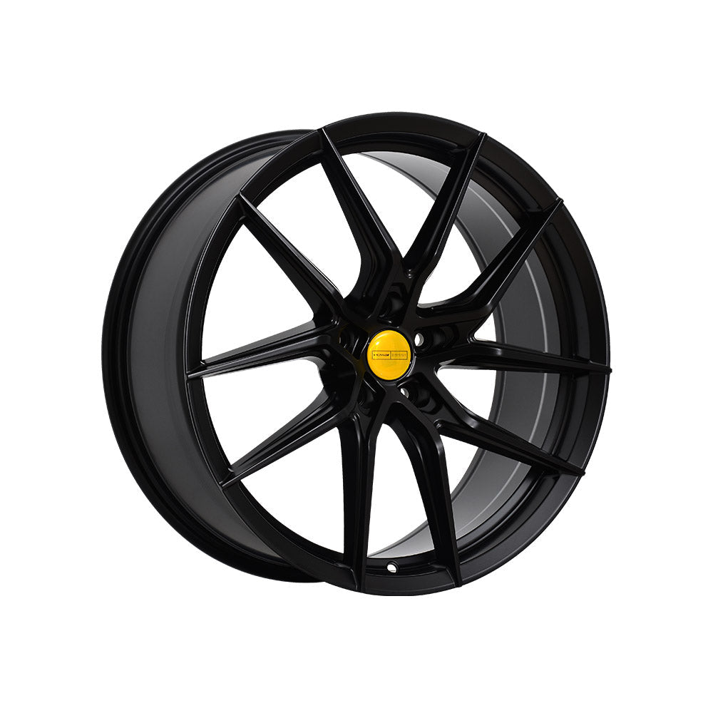 PDW WHEELS CORSA SATIN BLACK Passenger|18X8 5/114.3, Offset +38, Centre bore 73.1, Load Rating 850 kg