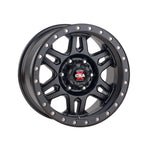CSA WHEELS Militant CSA-X Satin Black 4x4|17X9 6/139.7, Offset +18, Centre bore 110, Load Rating 1136 kg