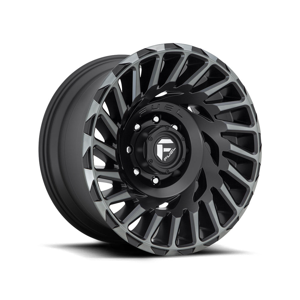 FUEL 1PC D683 CYCLONE MATTE MACHINED DOUBLE DARK TINT 4x4|20X10 5/150, Offset -18, Centre bore 110.1, Load Rating 1134 kg