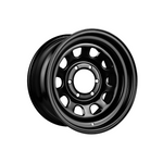 KING WHEELS D-HOLE Black 4x4|17X8 6/114.3, Offset +20, Centre bore 66.1, Load Rating 1200 kg