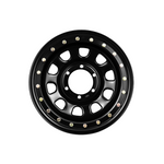 KING WHEELS D-LOCKER Black 4x4|17X8 5/120, Offset +30, Centre bore 65.1, Load Rating 1200 kg