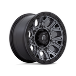 FUEL 1PC D825 TRACTION MATTE GUNMETAL WITH BLACK RING 4x4|17X9 6/139.7, Offset +1, Centre bore 106.1, Load Rating 1133 kg