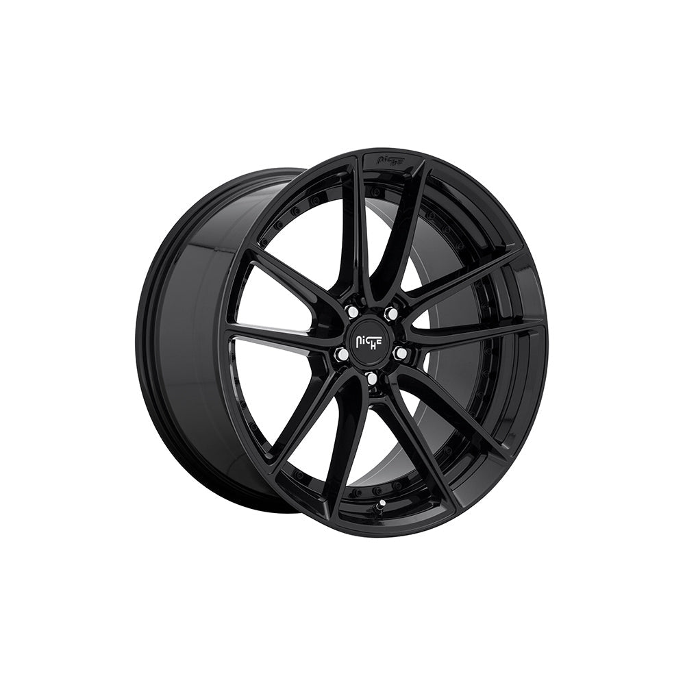 NICHE 1PC M223 DFS GLOSS BLACK Passenger|17X8 5/114.3, Offset +40, Centre bore 72.56, Load Rating 816 kg