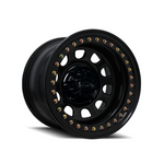 DYNAMIC WHEEL GENUINE BEADLOCK D HOLE SATIN BLACK 4x4|17X8 6/139.7, Offset -22, Centre bore 110, Load Rating 1200 kg