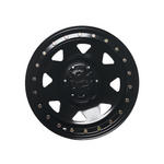 DYNAMIC WHEEL IMITATION BEADLOCK SUNRAYSIA Satin Black 4x4|17X8 6/114.3, Offset +20, Centre bore 66.1, Load Rating 1400 kg