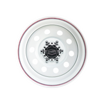 DYNAMIC WHEEL ROUND WHITE/RED-BLACK STRIPE 4x4|16X6 6/139.7, Offset +0, Centre bore 110, Load Rating 1400 kg