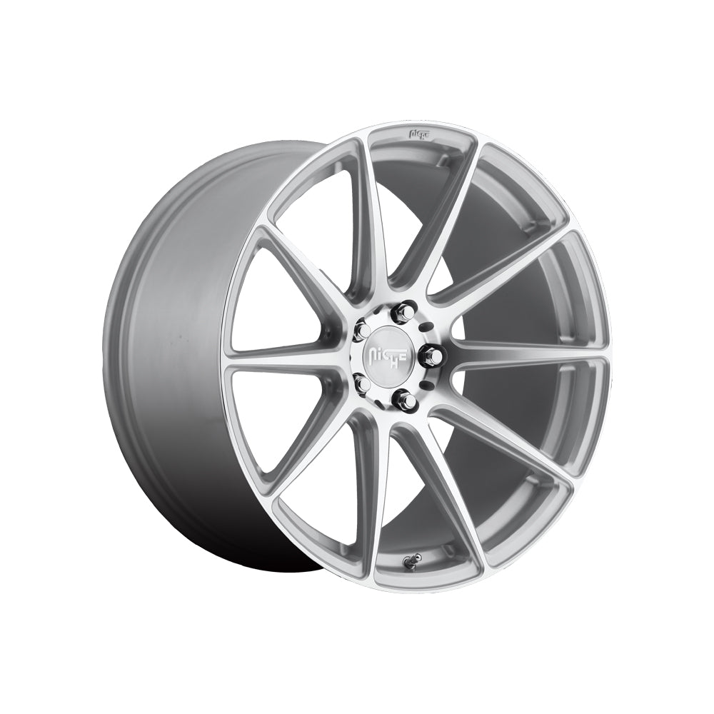 NICHE 1PC M146 ESSEN GLOSS SILVER MACHINED Passenger/SUV|20X9 5/120, Offset +35, Centre bore 72.56, Load Rating 907 kg