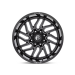 FUEL 1PC D807 HURRICANE GLOSS BLACK MILLED 4x4|20X9 8/165.1, Offset +20, Centre bore 125, Load Rating 1678 kg