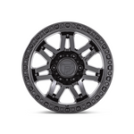 FUEL 1PC D810 SYNDICATE BLACKOUT 4x4|17X9 6/139.7, Offset -12, Centre bore 106.1, Load Rating 1133 kg