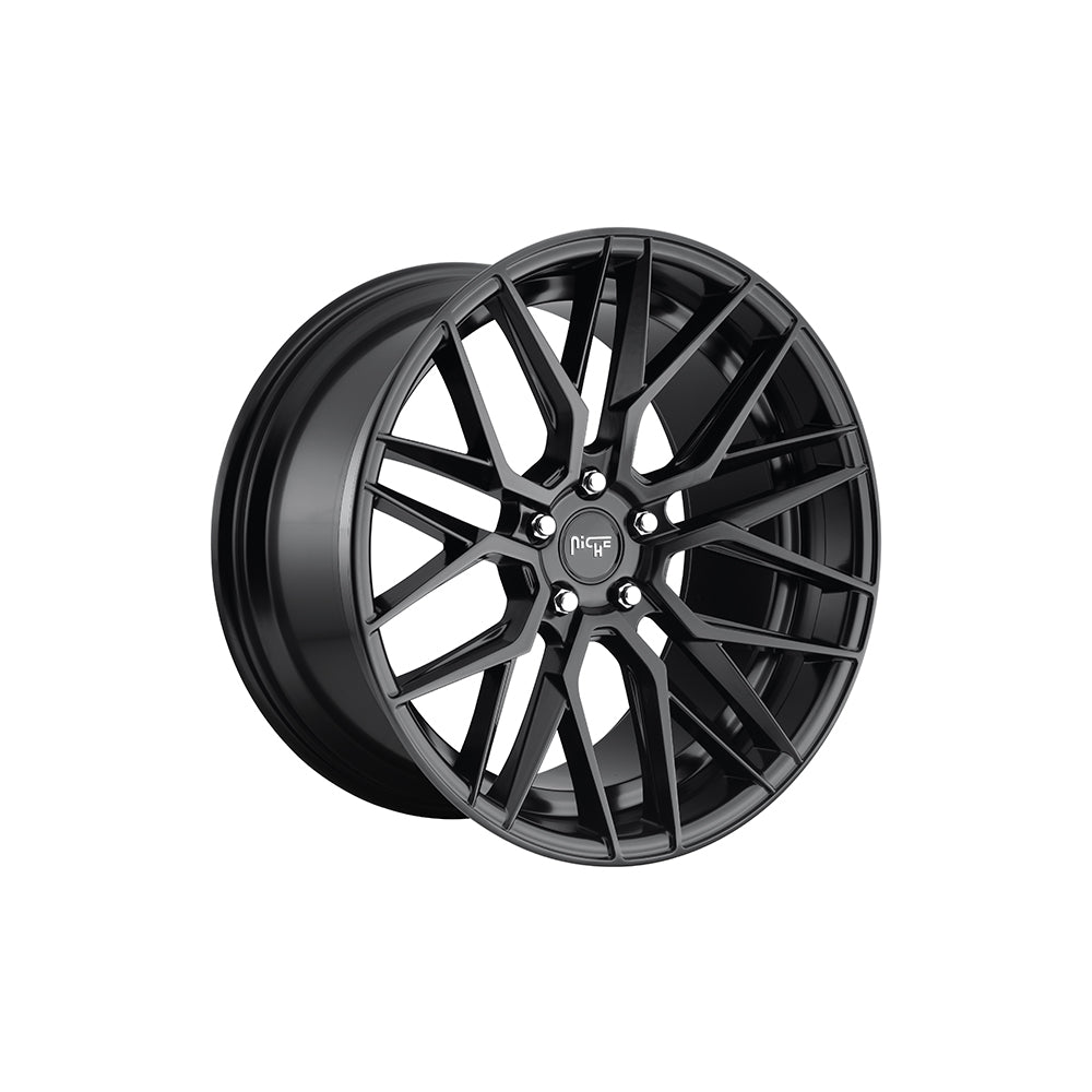 NICHE 1PC M224 GAMMA GLOSS BLACK Passenger|19X9.5 5/112, Offset +48, Centre bore 66.56, Load Rating 818 kg