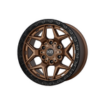 KING OFFROAD GROWLER SATIN BRONZE/SATIN BLACK LIP|18X9 12/135-139.7, Offset +40, Centre bore 106.1, Load Rating 1136 kg
