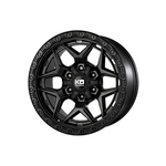 KING OFFROAD GROWLER Satin Black 4x4|17X9 12/130-139.7, Offset +12, Centre bore 106.1, Load Rating 1136 kg