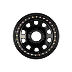 KING WHEELS BEADLOCK D-HOLE BLACK 4X4|17X8 6/139.7, Offset -25, Centre bore 111, Load Rating 1200 kg
