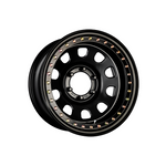 KING WHEELS BEADLOCK D-HOLE BLACK 4X4|17X8 6/139.7, Offset -25, Centre bore 111, Load Rating 1200 kg