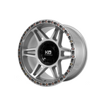 KING OFFROAD KONG RAW SILVER MACHINED 4x4|17X9 5/150, Offset +0, Centre bore 110.5, Load Rating 1600 kg