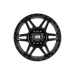 KING OFFROAD KONG SATIN BLACK 4x4|17X9 6/139.7, Offset +12, Centre bore 108.1, Load Rating 1600 kg