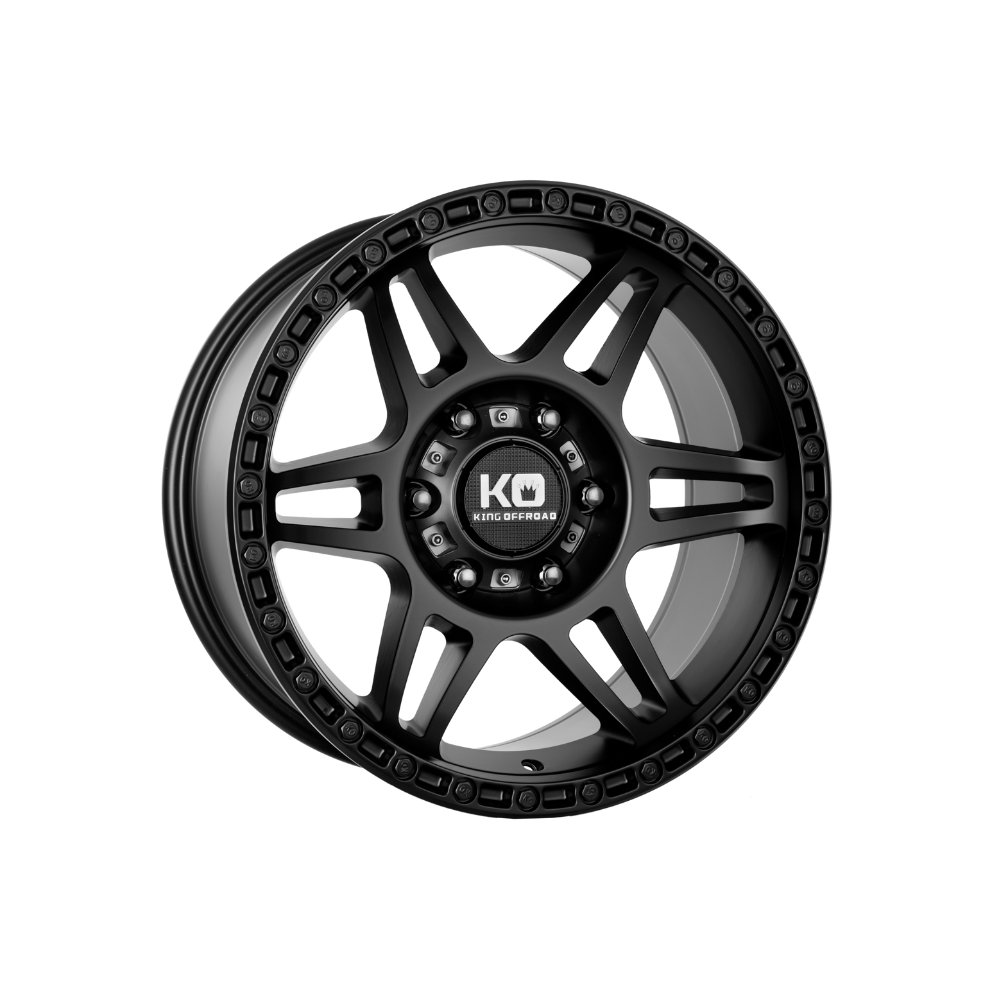 KING OFFROAD KONG SATIN BLACK 4x4|17X9 5/150, Offset +0, Centre bore 110.5, Load Rating 1600 kg