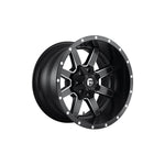 FUEL 1PC D610 MAVERICK GLOSS BLACK MILLED 4x4|22X10 8/180, Offset +10, Centre bore 124.2, Load Rating 1678 kg