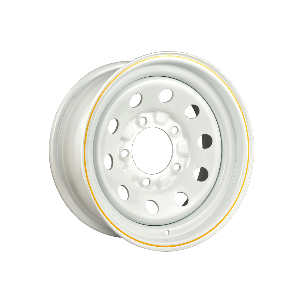KING WHEELS MINING WHITE 4x4|16X7 5/150, Offset +0, Centre bore 110.2, Load Rating 1800 kg