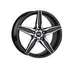 CSA WHEELS MONACO Dark Graphite Machined Face Passenger|18X8 5/120, Offset +40, Centre bore 73.1, Load Rating 850 kg