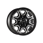 ROH WHEELS OCTAGON MATTE BLACK/MACHINED 4x4|17X8 5/150, Offset +47, Centre bore 110, Load Rating 1500 kg