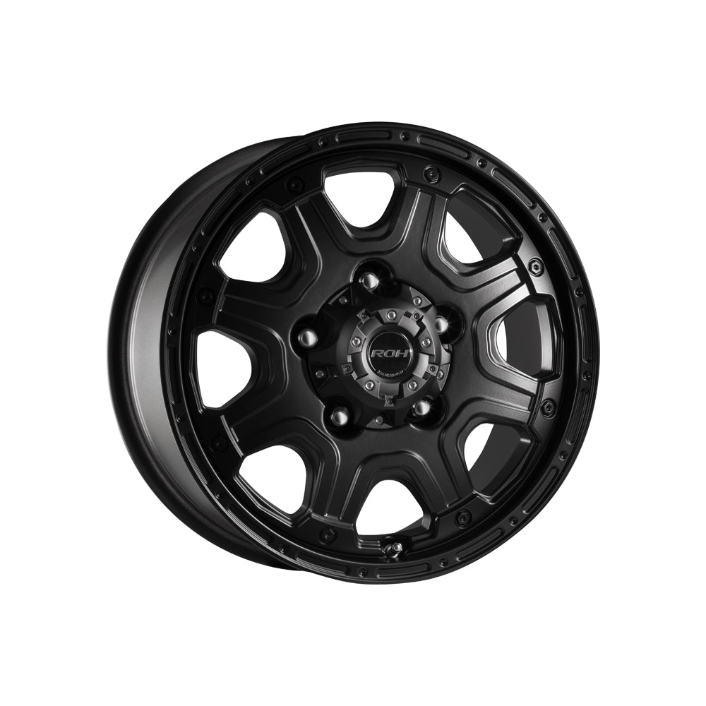 ROH WHEELS OCTAGON MATTE BLACK 4x4|17X8 5/150, Offset +0, Centre bore 110, Load Rating 1500 kg