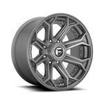 FUEL 1PC D705 SIEGE BRUSHED GUN METAL TINTED CLEAR 4x4|20X9 8/170, Offset +20, Centre bore 125.1, Load Rating 1681 kg