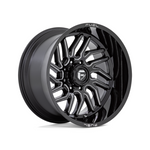FUEL 1PC D807 HURRICANE GLOSS BLACK MILLED 4x4|20X9 8/165.1, Offset +20, Centre bore 125, Load Rating 1678 kg